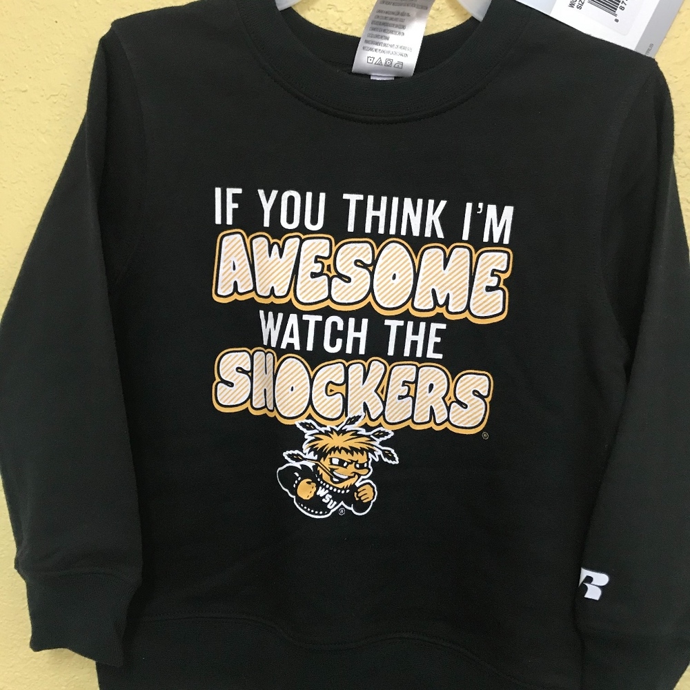 RUSSELL AWESOME SHOCKERS Fleece Crewneck Pullover